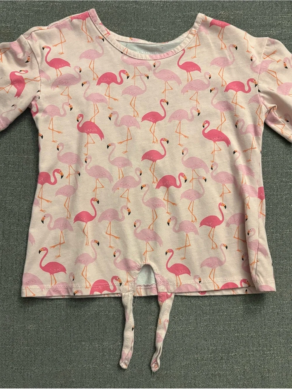 Girls flamingo top